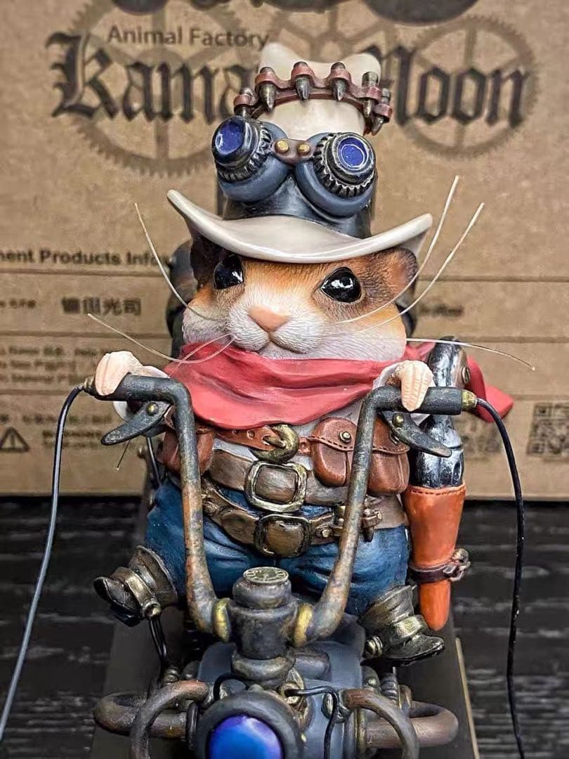 デザイナーズトイ 鎌田光司 ハムスターの機関車 赤版 トレトイフィギュア