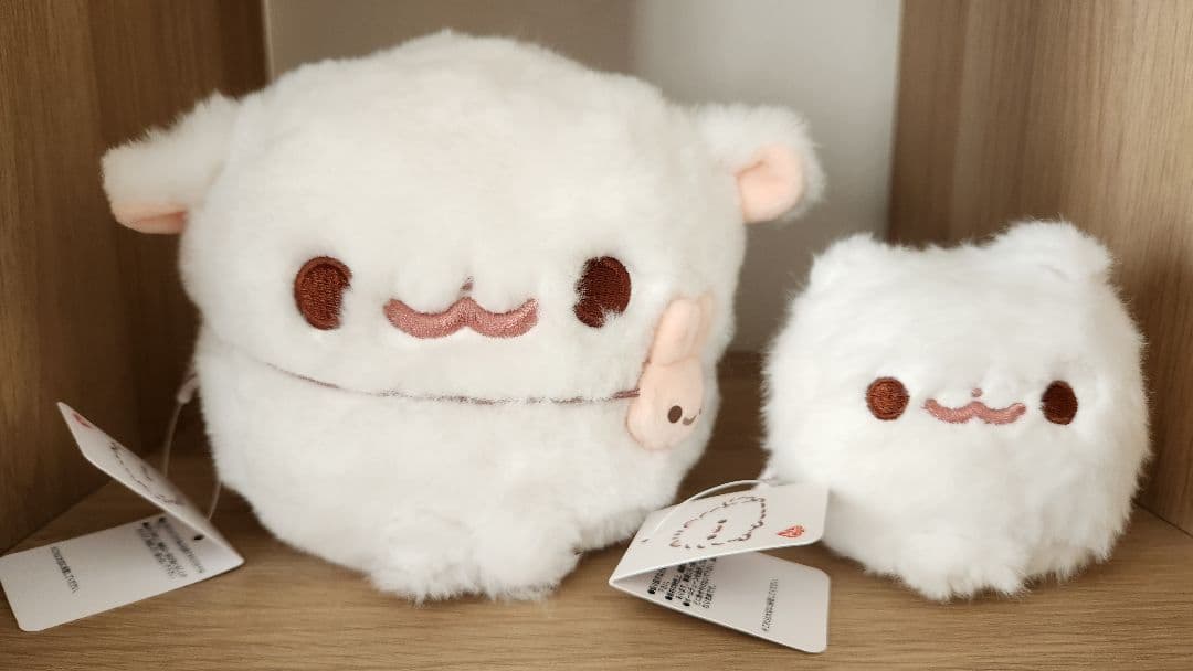 ポメラニアンもち ぬいぐるみ しらたま＆もち