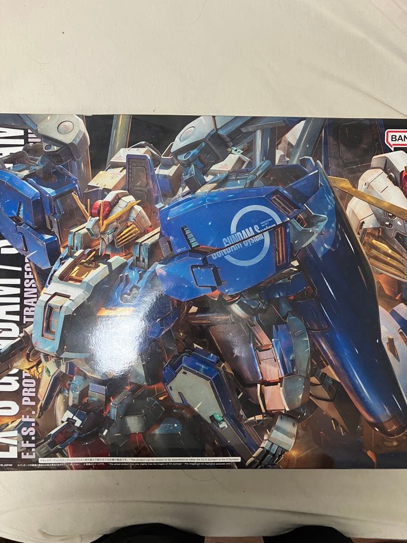 MG Ex-Sガンダム　組み立て途中