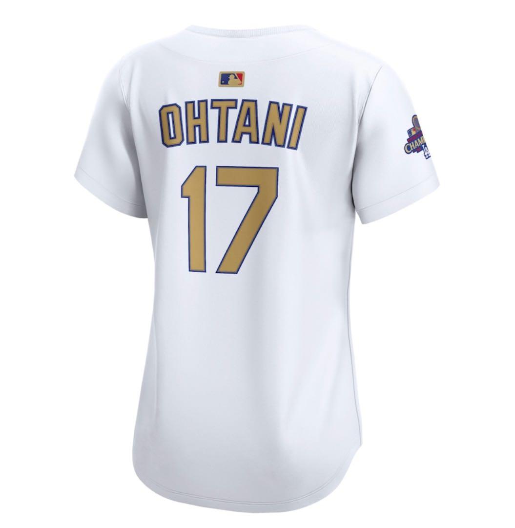 【MLB正規品】サイズS 大谷翔平 ドジャース ゴールドユニフォーム ウィメンズ