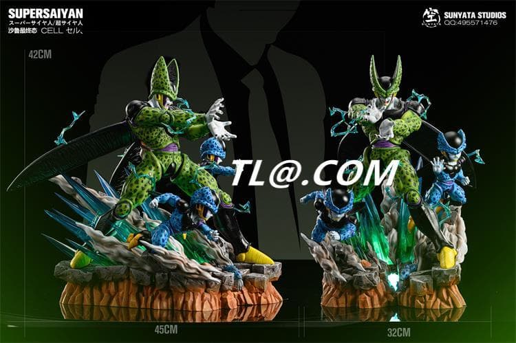 新品未開封『ドラコンボール』 　親子かめはめ波セット　ガレージキット スタチュー