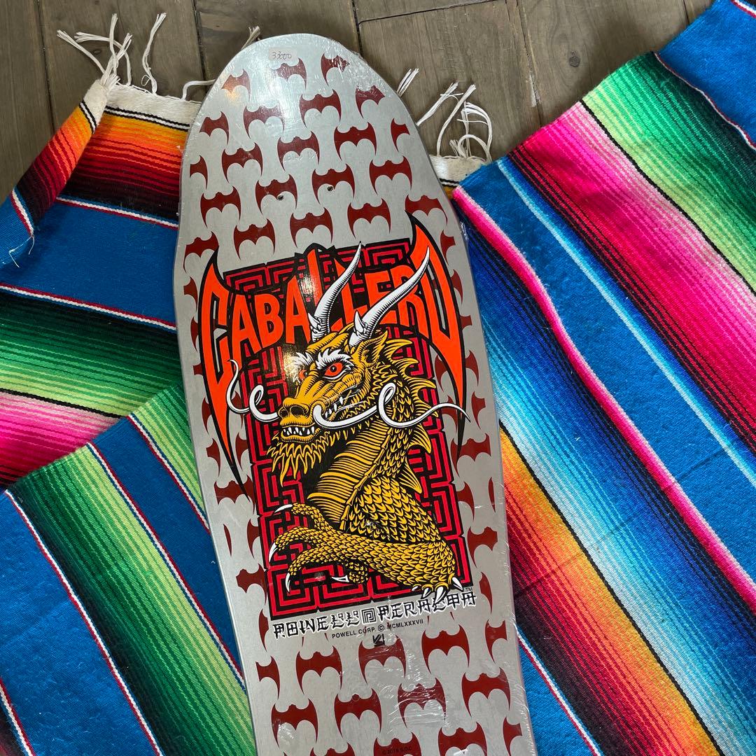 Powell スティーブキャバレロ　スケボーデッキ 復刻デザイン9.625㌅