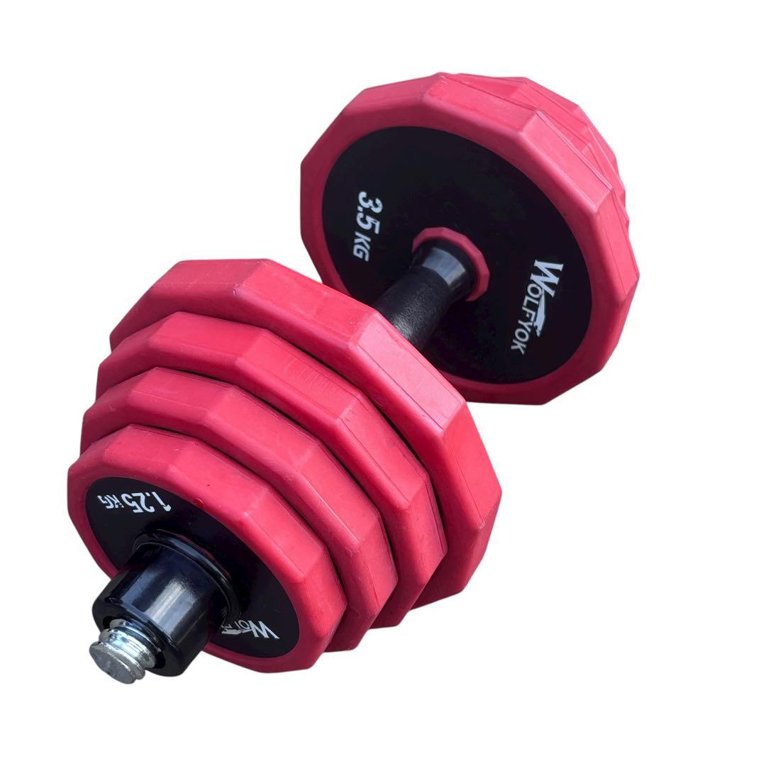 可変式ダンベル　総重量40kg超　延長シャフト有