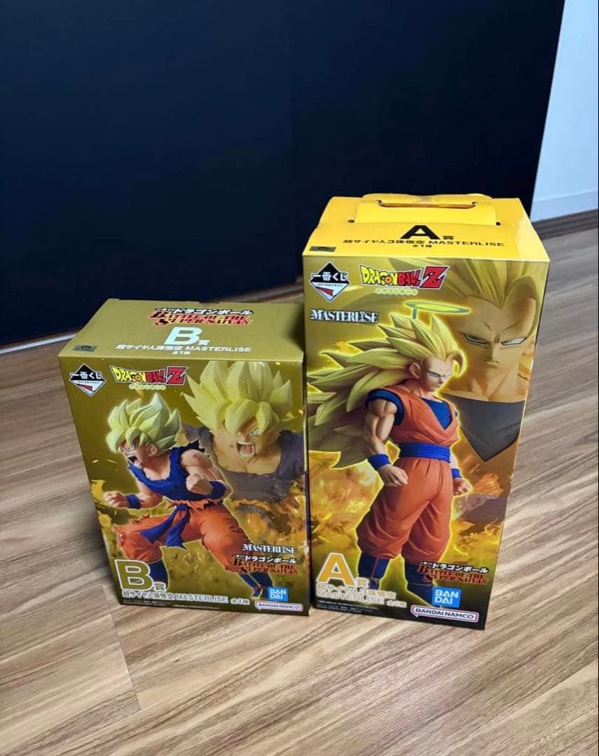 ドラゴンボール　一番くじ　A賞　超サイヤ人3孫悟空　B賞超サイヤ人孫悟空本日発送
