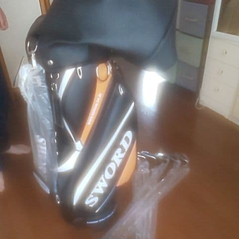 ゴルフバック、アイアンセット