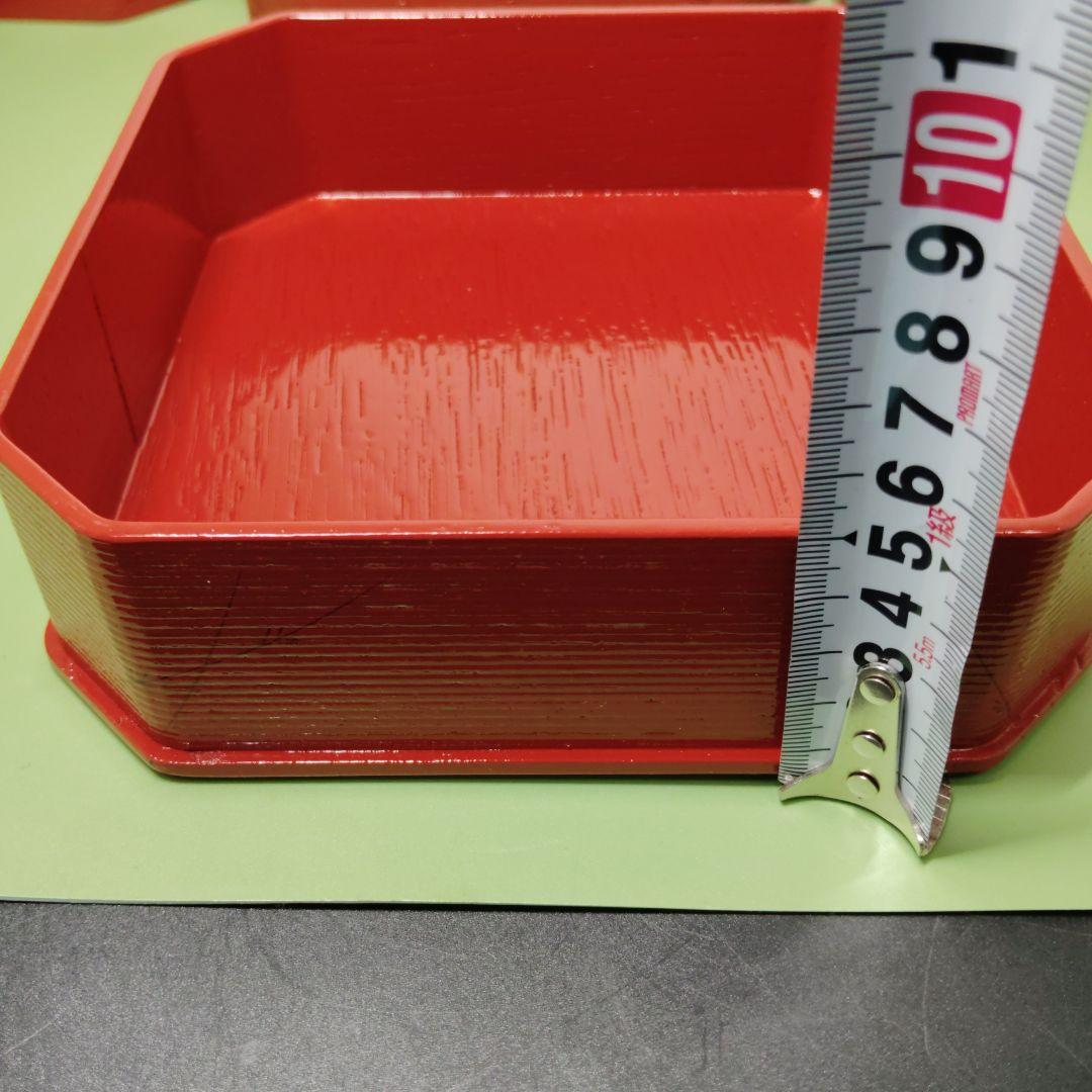 朱塗 縁高五段重 菓子器