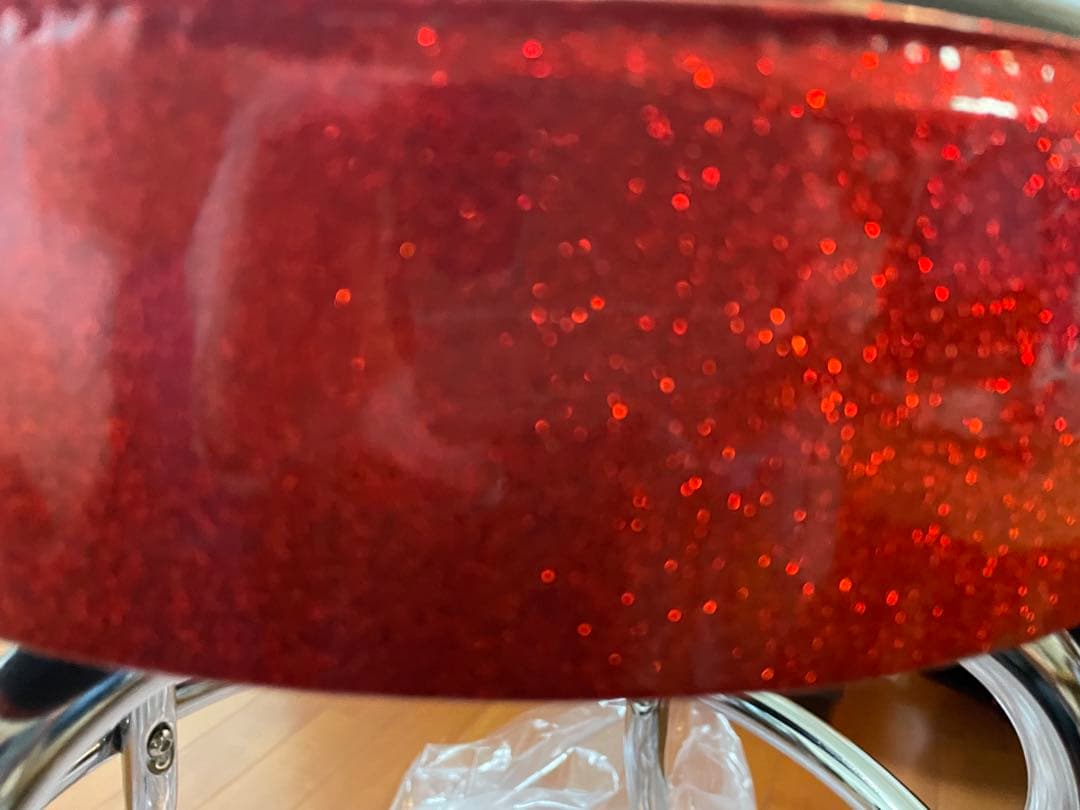 FENDER RED SPARKLE LOGO BAR STOOL 美品