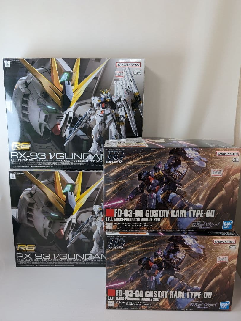 RG RX-93 νガンダムHG FD-03-00 グスタフ・カールタイプ00