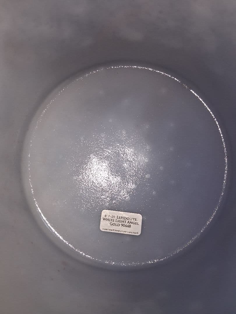 クリスタルトーンズ⭐アルケミークリスタルボウル☆8インチF-25⭐レピドライト