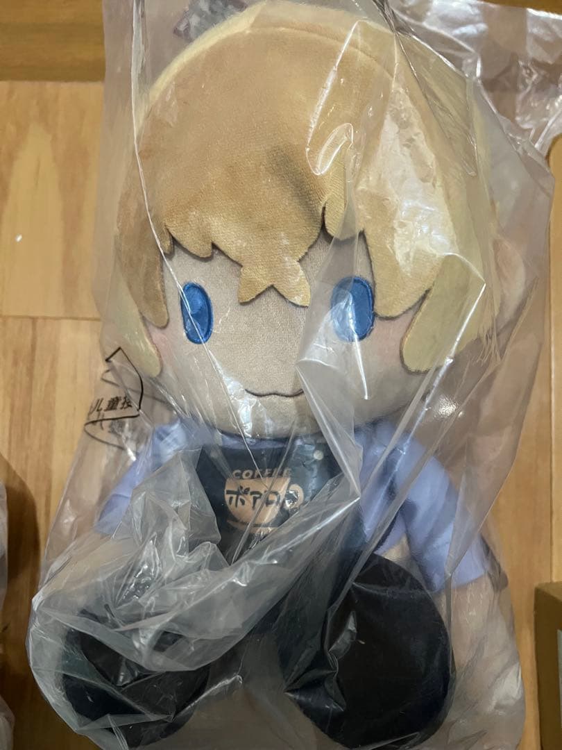 名探偵コナン　安室透 一番くじ　中国海外限定　ビッグぬいぐるみ　グラス