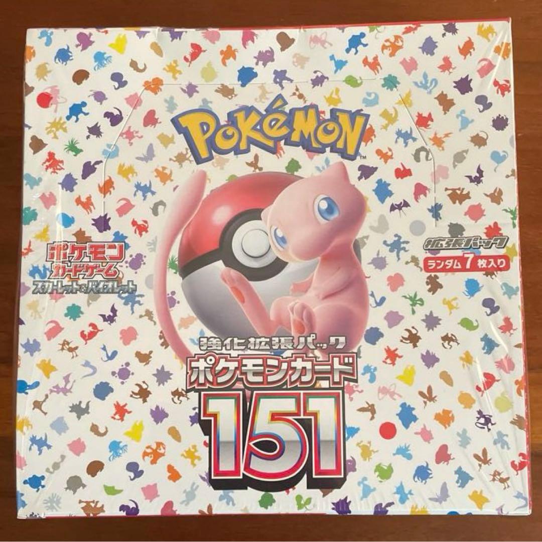 ポケカ　151 シュリンク付き1BOX 箱へこみ有り