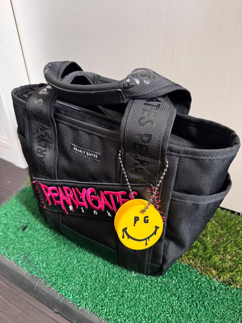 【レア】PEARLY GATESパーリーゲイツペイントロゴ カートバッグ