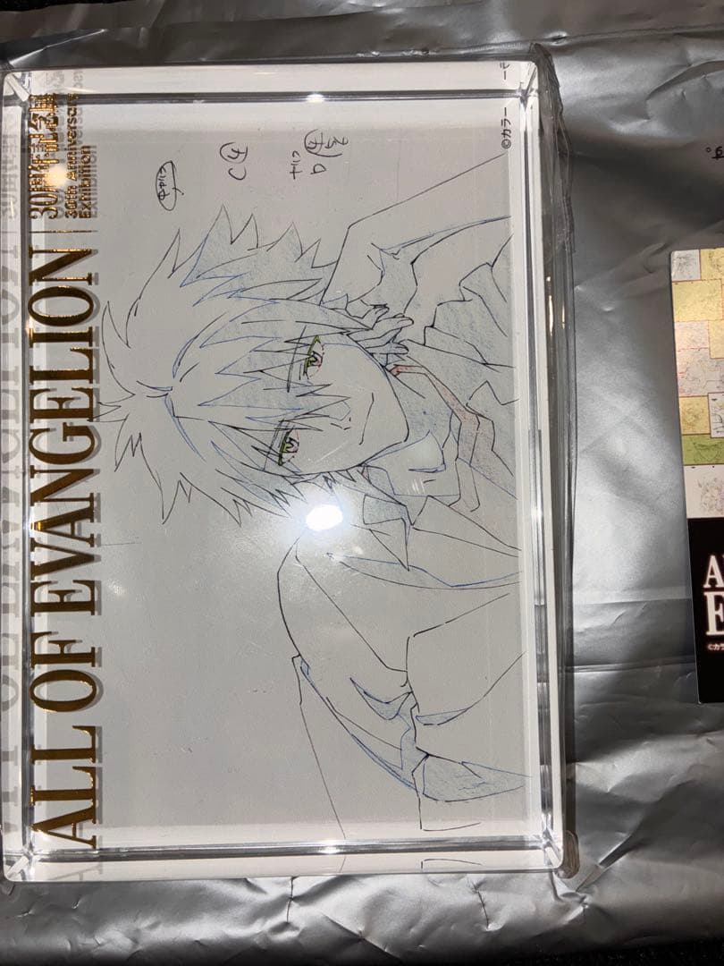 エヴァンゲリオン 渚カヲル アクリルブロック 福岡限定オリジナルカード