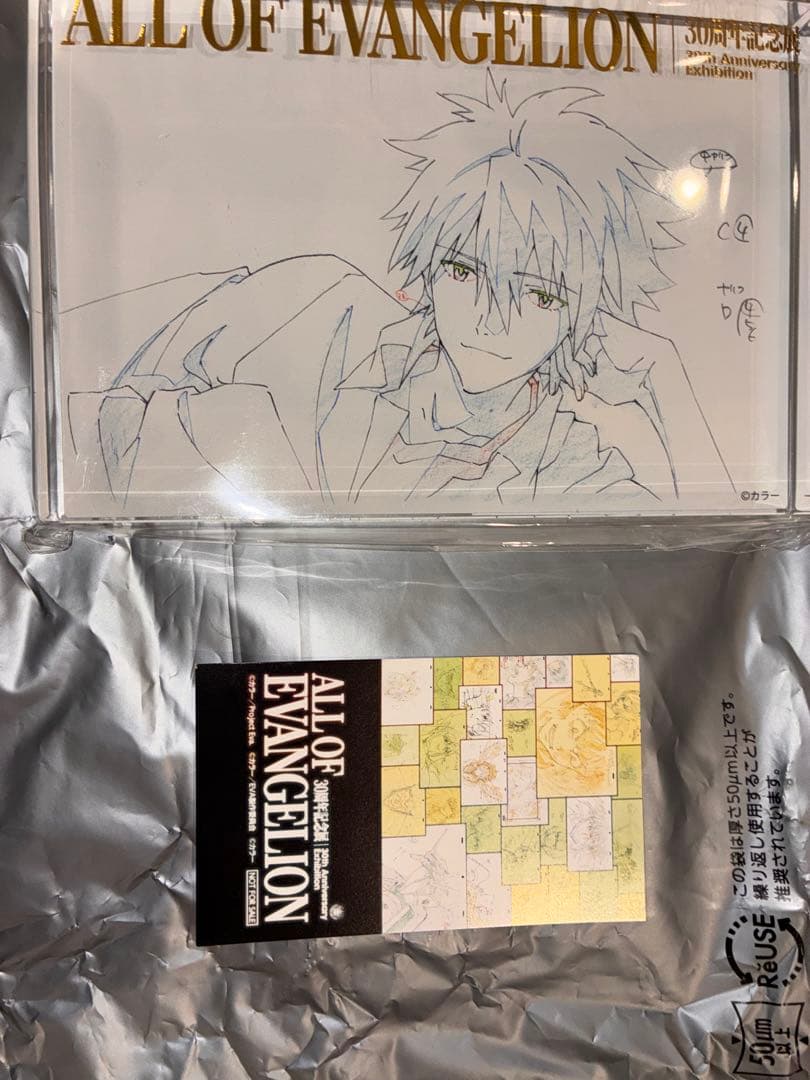 エヴァンゲリオン 渚カヲル アクリルブロック 福岡限定オリジナルカード