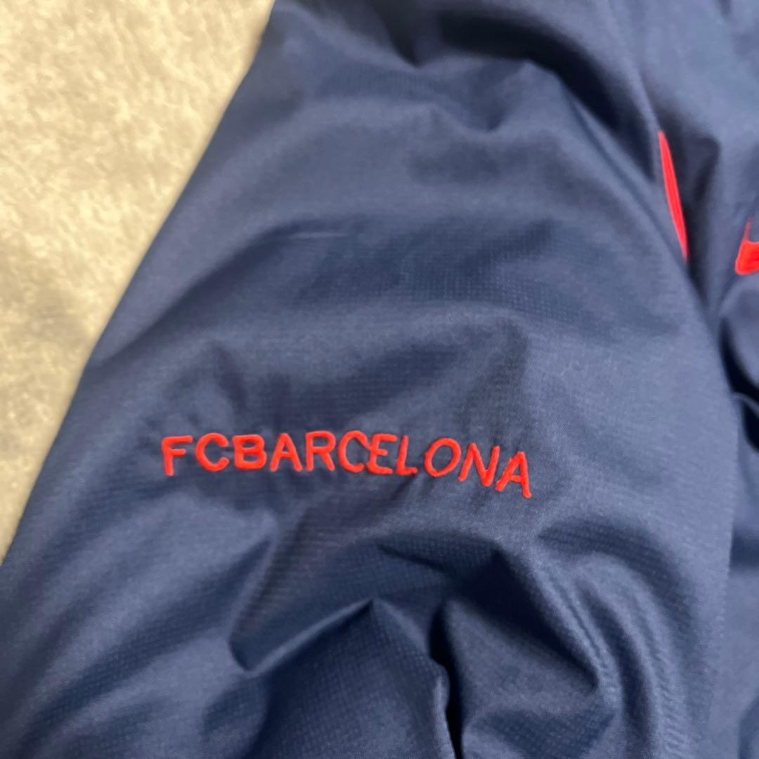 Nike ナイキ　FC バルセロナ　ハーフベンチコート　USサイズXL 超希少品