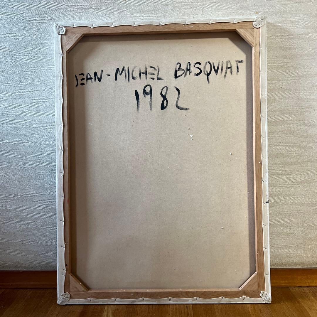 貴重　ジャン=ミシェル・バスキア 大型肉筆油彩画