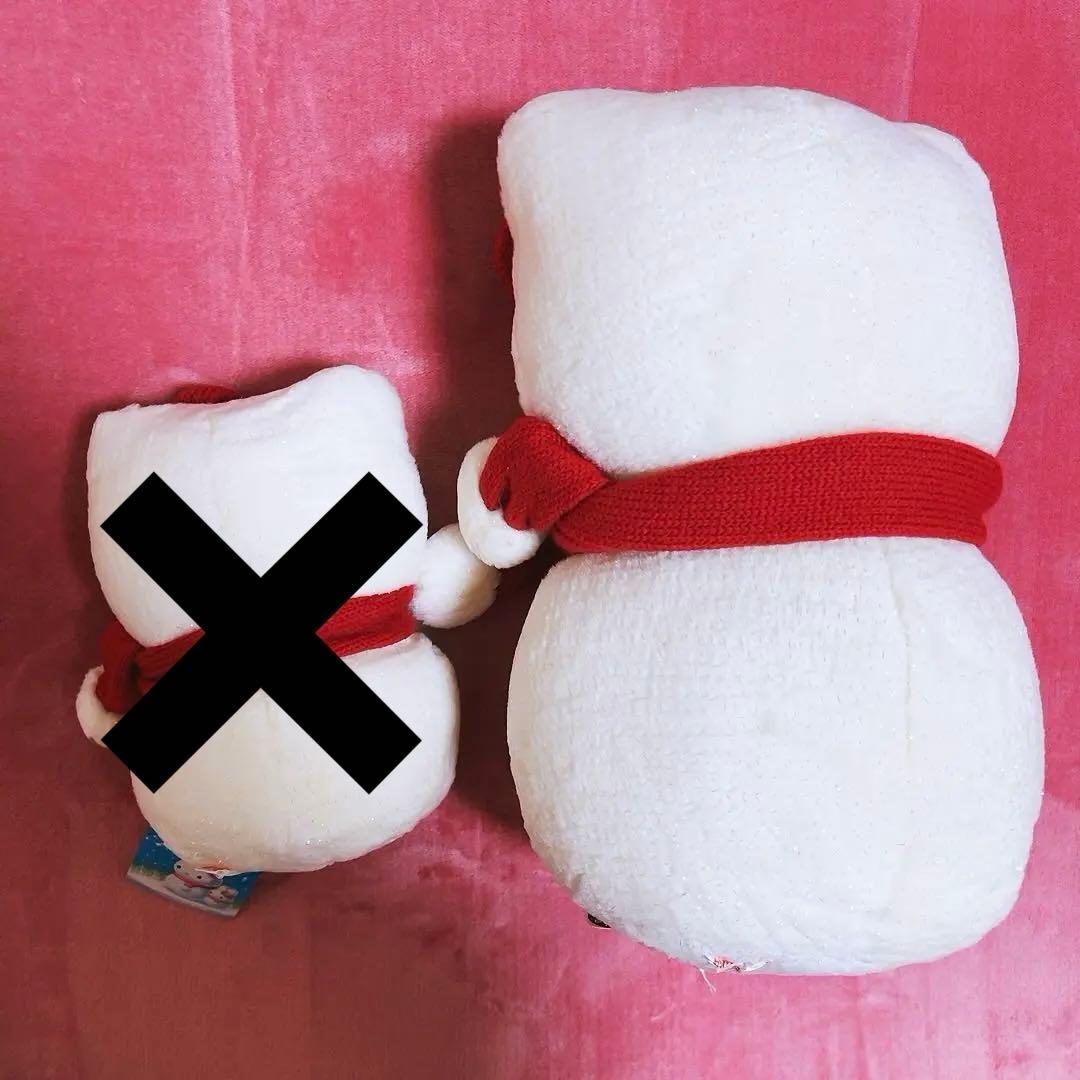 希少レア　ハローキティ　雪だるま　日本限定　2000年製 サンリオ　平成レトロ