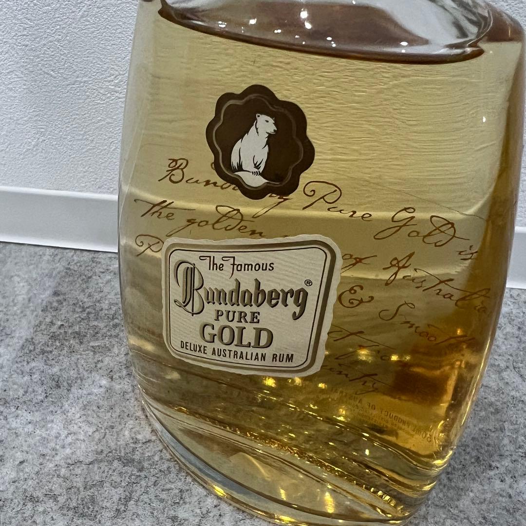 未開栓 希少品 Bundaberg Pure Gold 750ml ラム酒 古酒