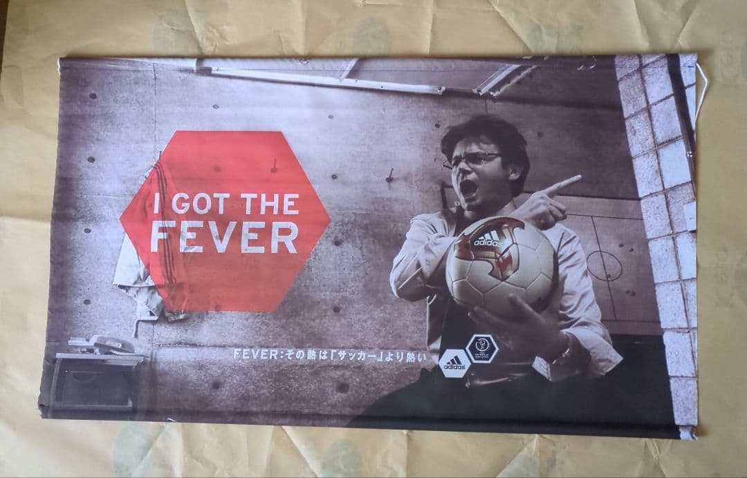 アディダス 2002サッカーWカップ トルシエ監督タペストリー