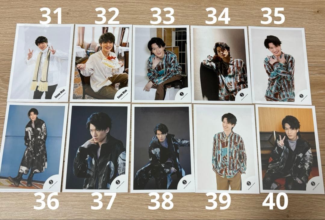  Man 深澤辰哉 公式写真セット⑴