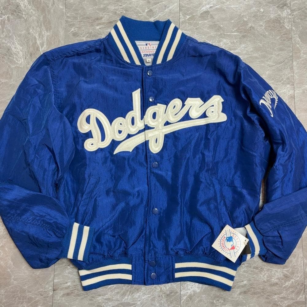 新品 タグ付き 非売品 90s MLB Dodgers ジャケット NOMO M