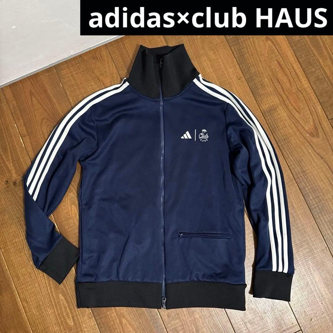 アディダス　クラブハウス　ジャージ　Lサイズ　ネイビー　トラックジャケット