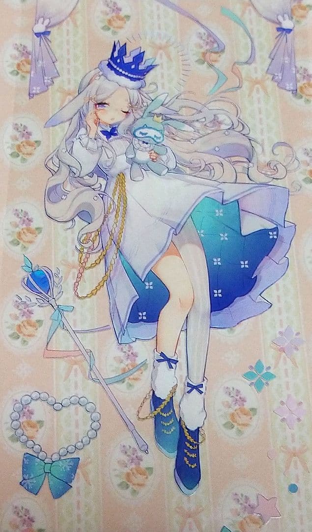 J645＃月梦小兔(PET)Wines切り売り海外人物マステ女の子