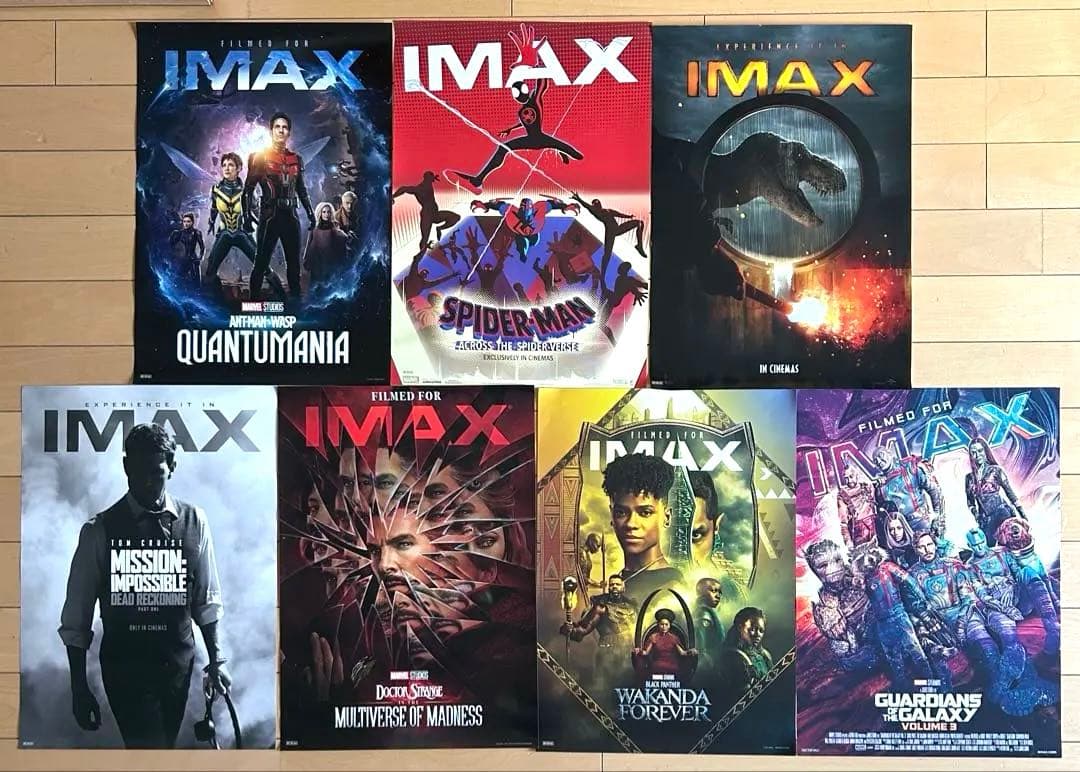 IMAX 映画　A3 ポスター　7枚セット　（丸めずに発送）