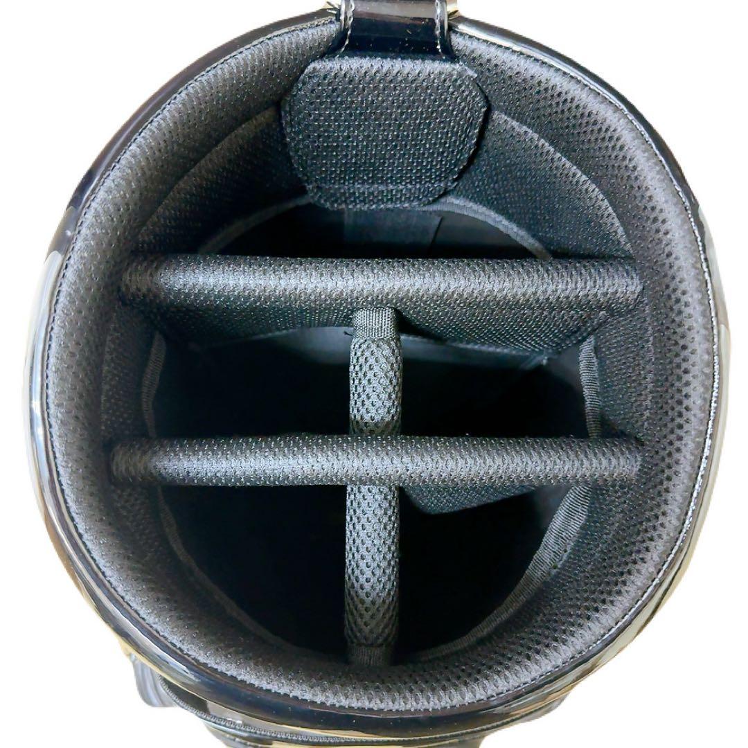 ディズニー モノクローム ミッキーマウスマウス キャディバッグ 黒×白 新品