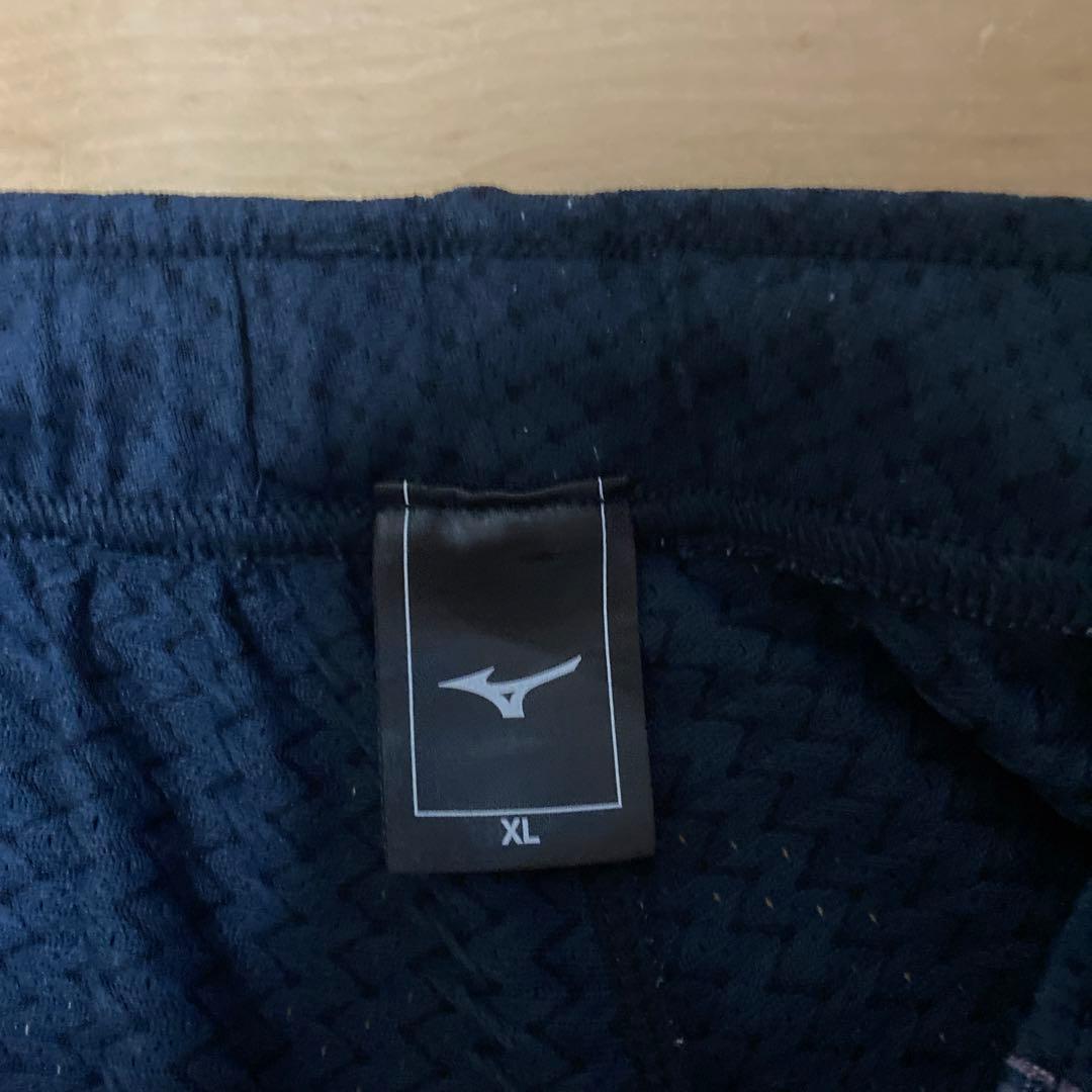 Mizuno テニスウェア ピンク ネイビー XL