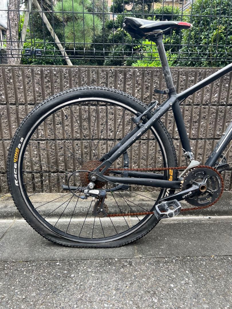 GT社製　MTB サイズS 29er マットブラック 8速【引き取り】