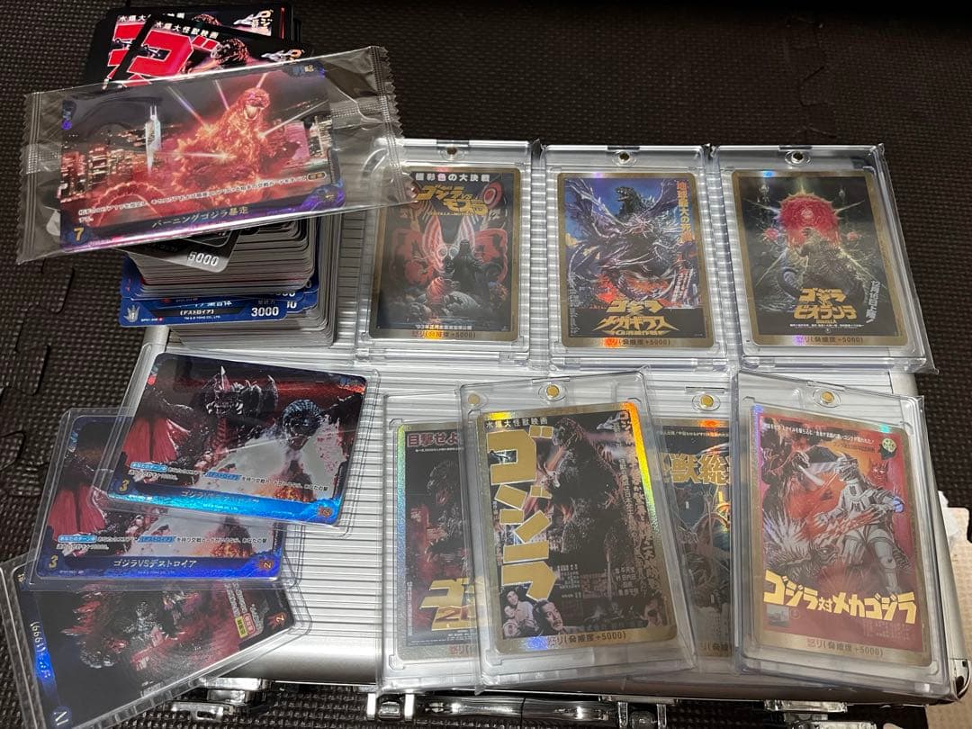 ゴジラカードゲーム 怒りカード 金枠パラレル PP ゴットパック　他