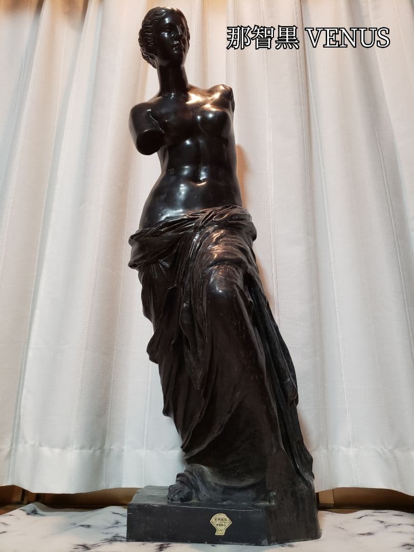 圧巻✧60kg！天然那智黒石 特大ミロのヴィーナス像
