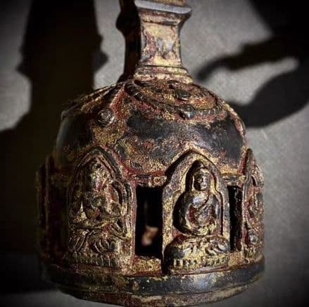 銅器 仏教 金仏舎利塔 古美術 コレクション品 銅製 工芸品 彫刻装飾品置物
