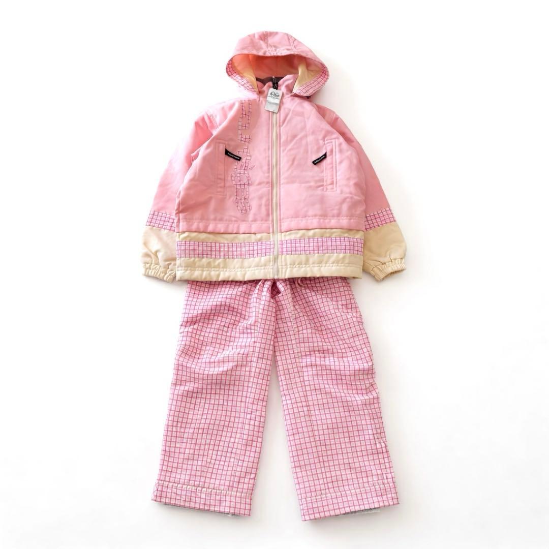 ■希少未使用品COURRÈGESスキースノーボードウェア上下ヴィンテージピンクM