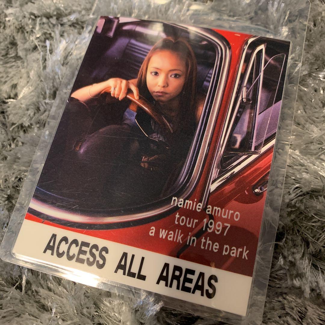 安室奈美恵 1997 Tour スタッフパス 非売品