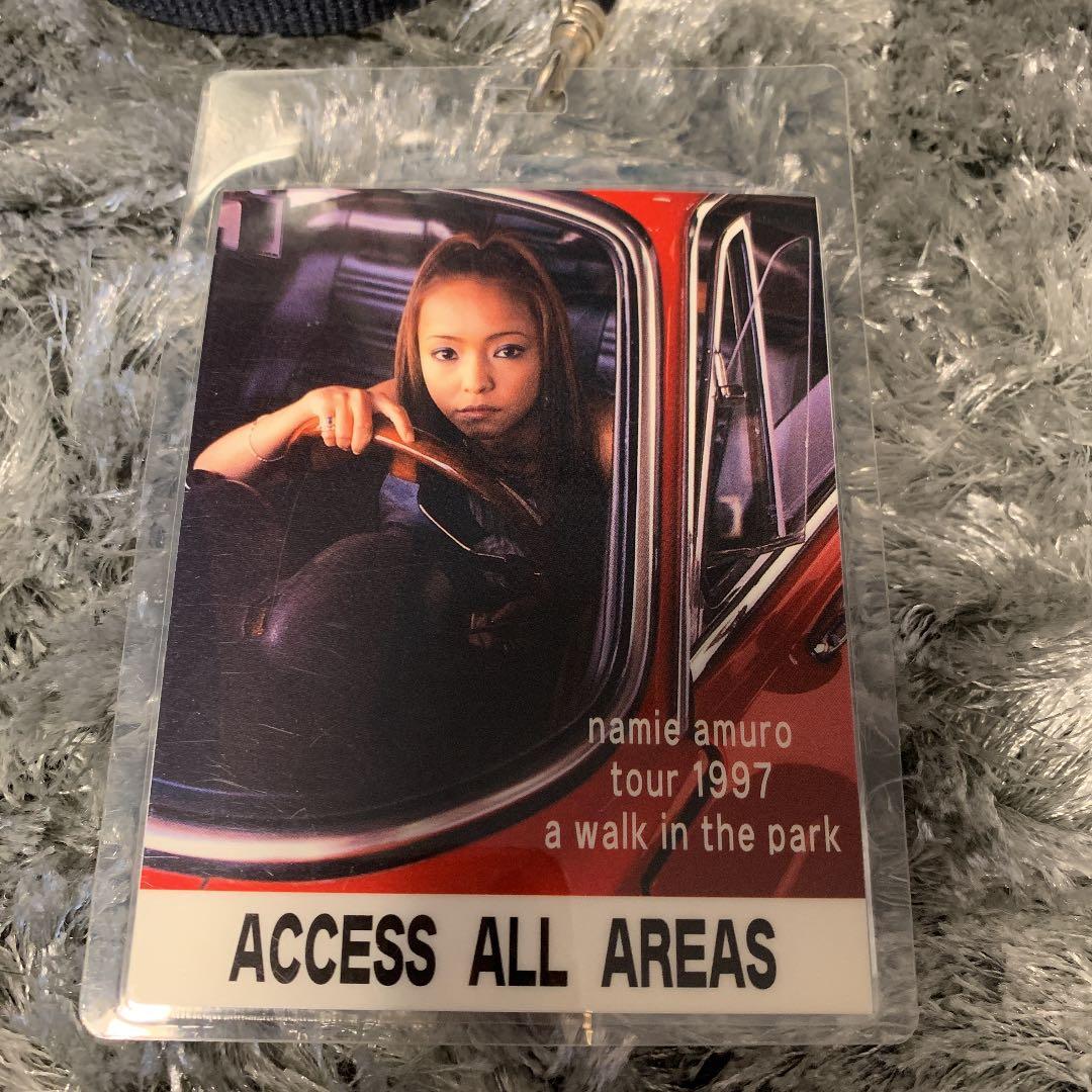 安室奈美恵 1997 Tour スタッフパス 非売品