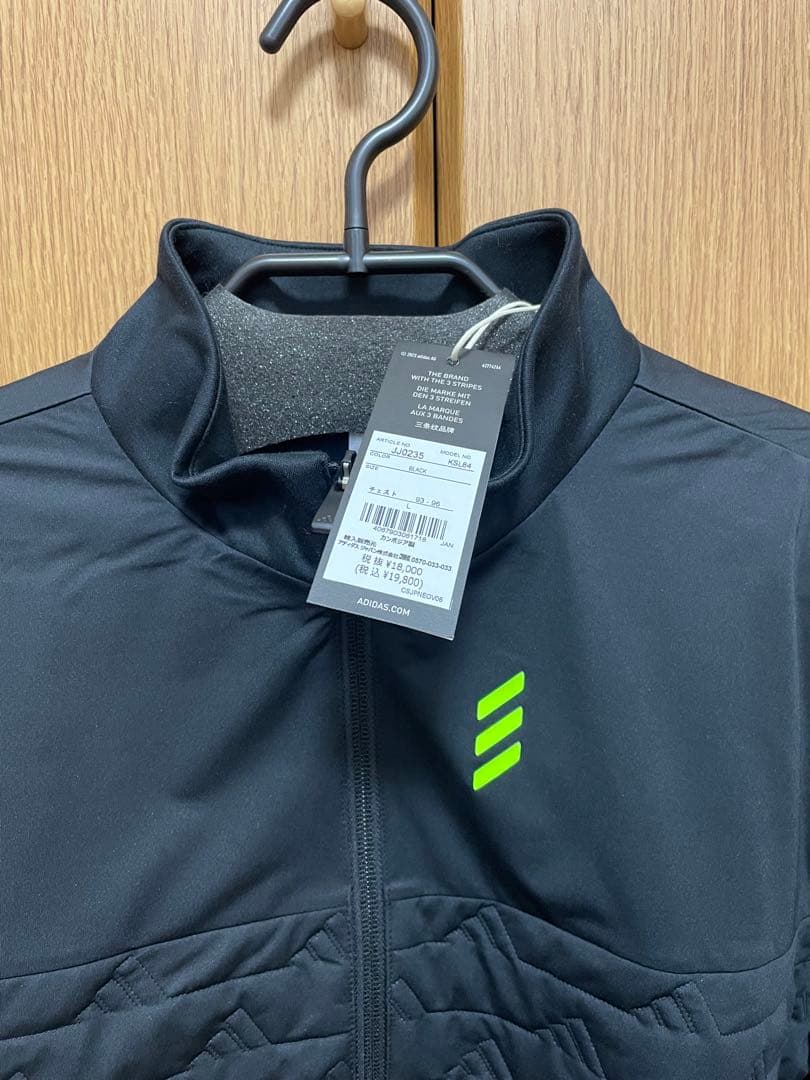 adidas ゴルフメンズジャケット L ブラック