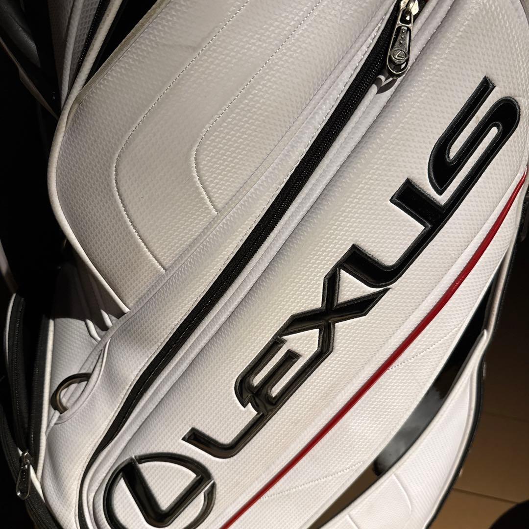 Lexus ホワイト キャディバッグ