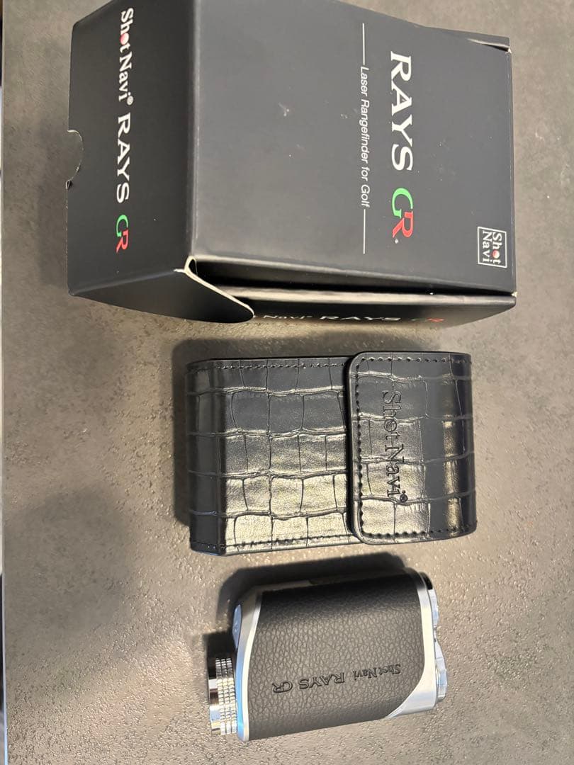 ShotNavi RAYS CR ゴルフ用距離計 ブラック