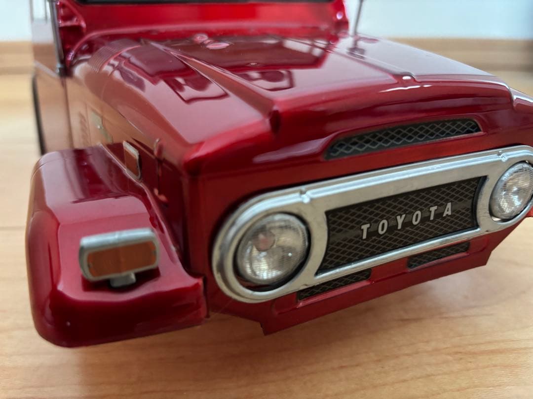 の*り様 【新品！キャンディレッド！】タミヤ LED8灯 ランクル40 ボディ！