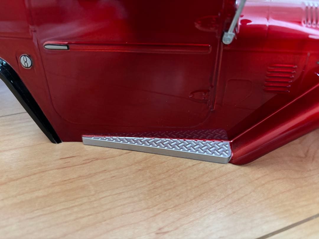 の*り様 【新品！キャンディレッド！】タミヤ LED8灯 ランクル40 ボディ！