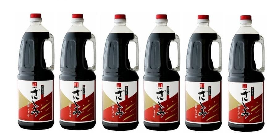 鹿児島の甘い醤油　かねよ　あまくち伝承さしみ1.8L　６本組　テツさん
