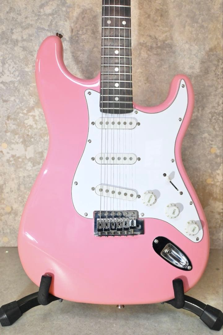 Bacchus BST Alder バッカス 旧ロゴ アルダー ピンクギター