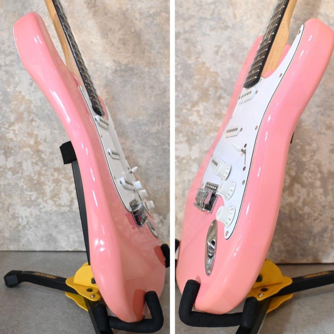 Bacchus BST Alder バッカス 旧ロゴ アルダー ピンクギター