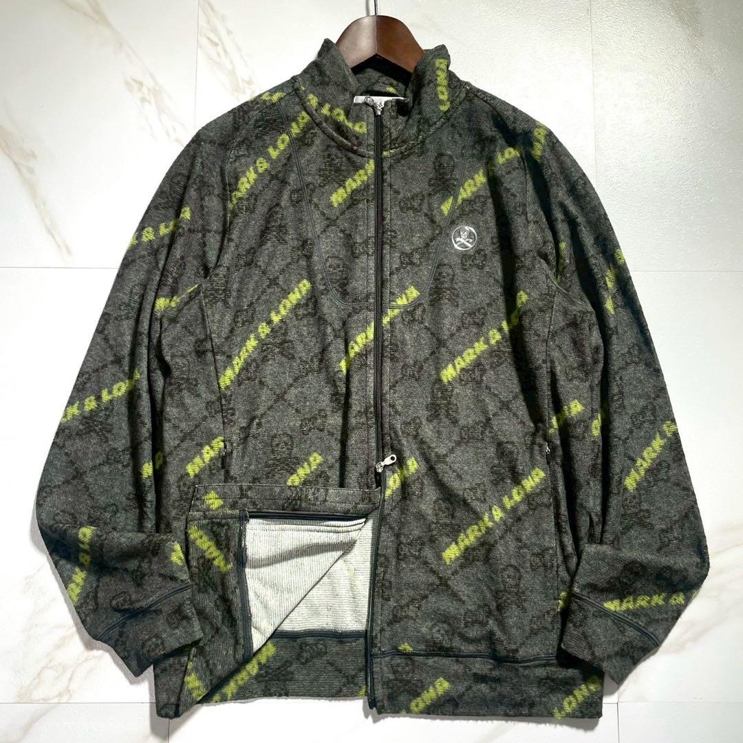 MARK&LONA ジップジャケット スカル ゴルフウェア メンズ サイズ48