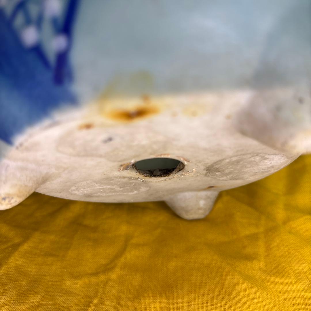 尾張焼　花鉢 梅　古美術