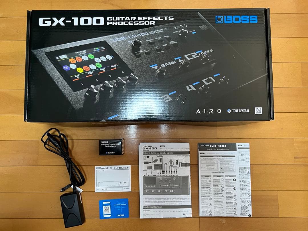 BOSS GX-100 マルチエフェクターBluetoothアダプターセット美品