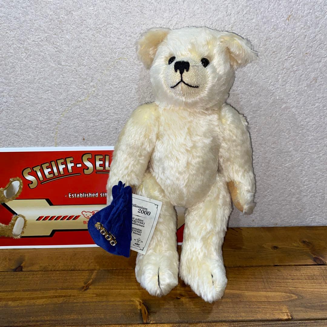 ♡鳩子♡！ ドイツ　BING ビング社テディベア スワロフスキー2000