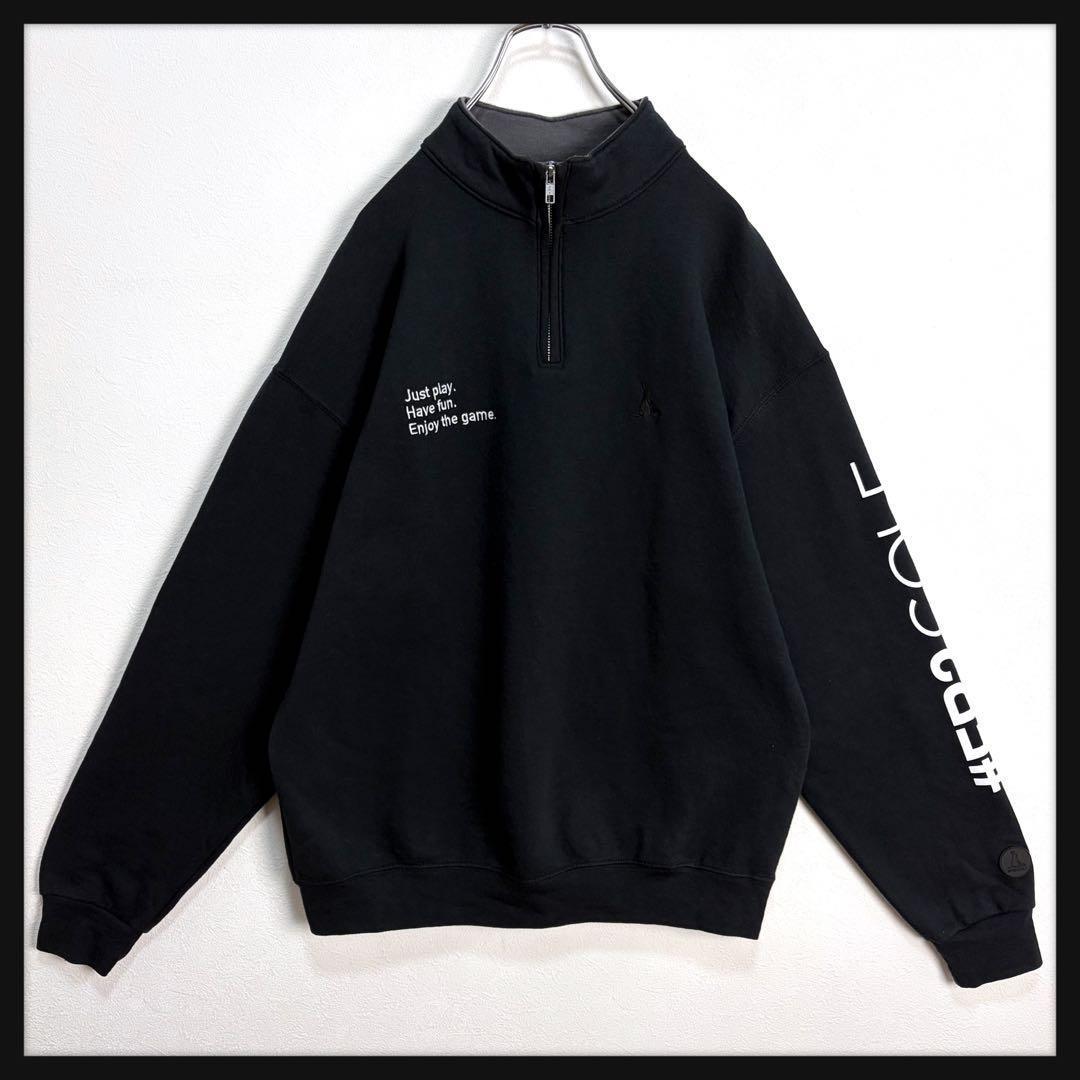 【美品】FR2 ゴルフ サークルロゴ ハーフジップスウェット 刺繍ロゴ 即完売品